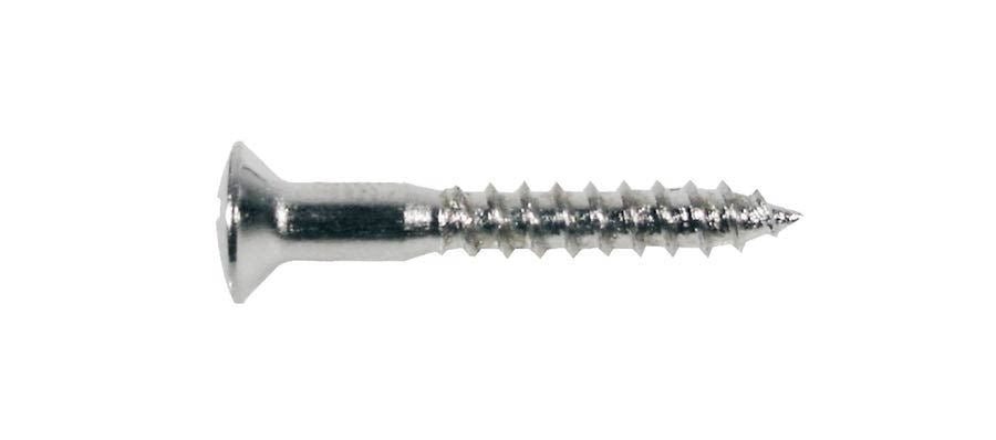 Strap pin screws for guitar and bass
