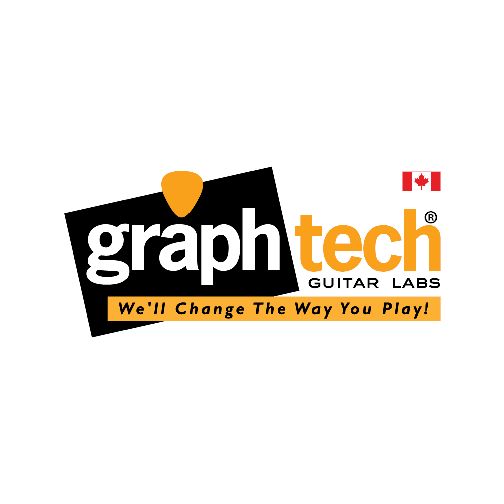 Graph Tech logo – nuts, saddles, and tuning hardware for guitars