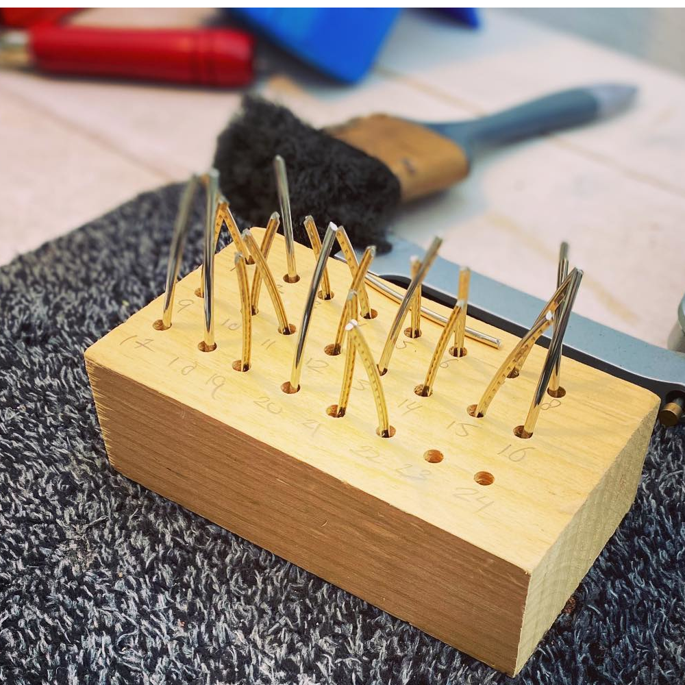Guitar building materials – glue, binding, fretwire, and finishing supplies