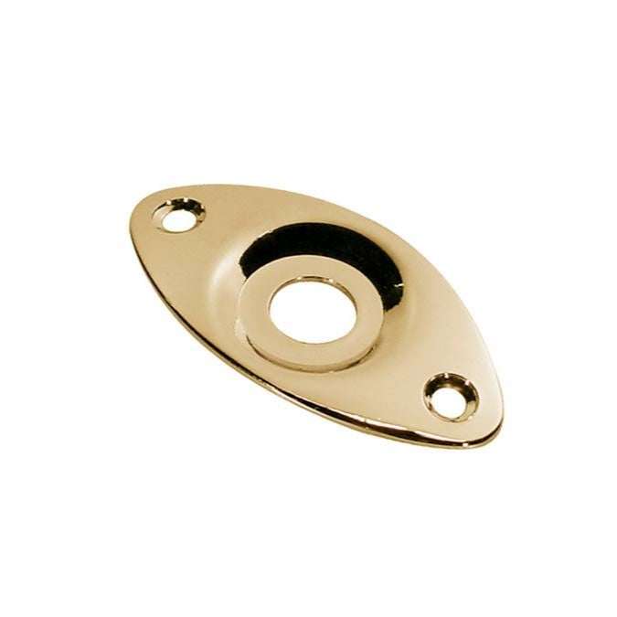 Oval Jack Plate Recessed - Gold