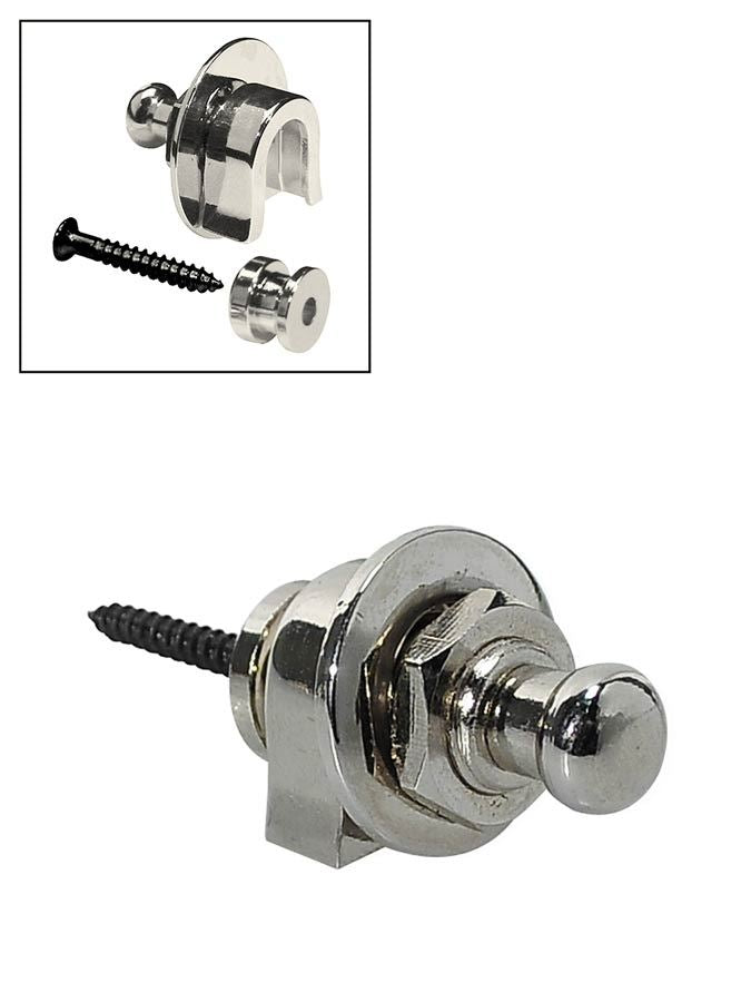 Security Strap Locks Schaller Style - Nickel