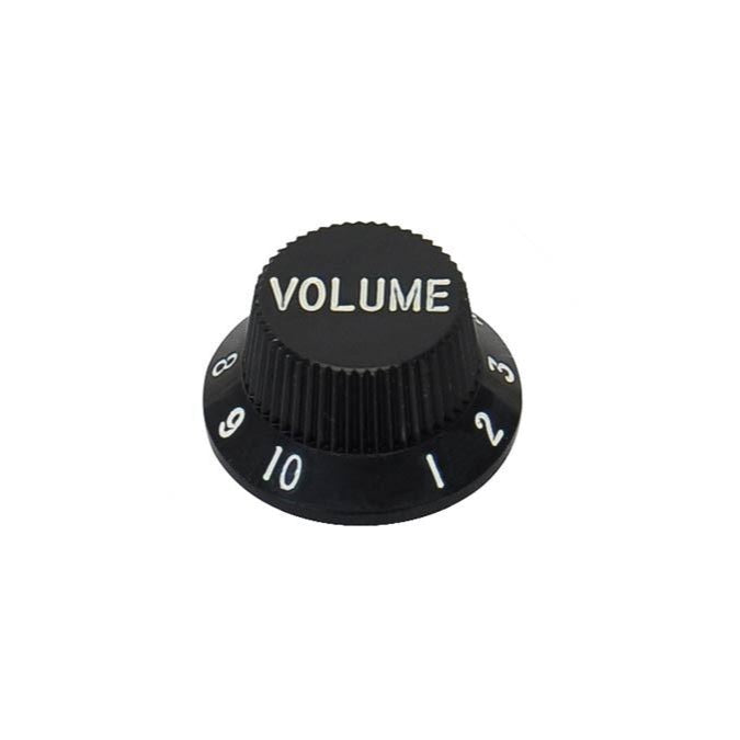 Stratocaster Knob Volume - Black - Metric