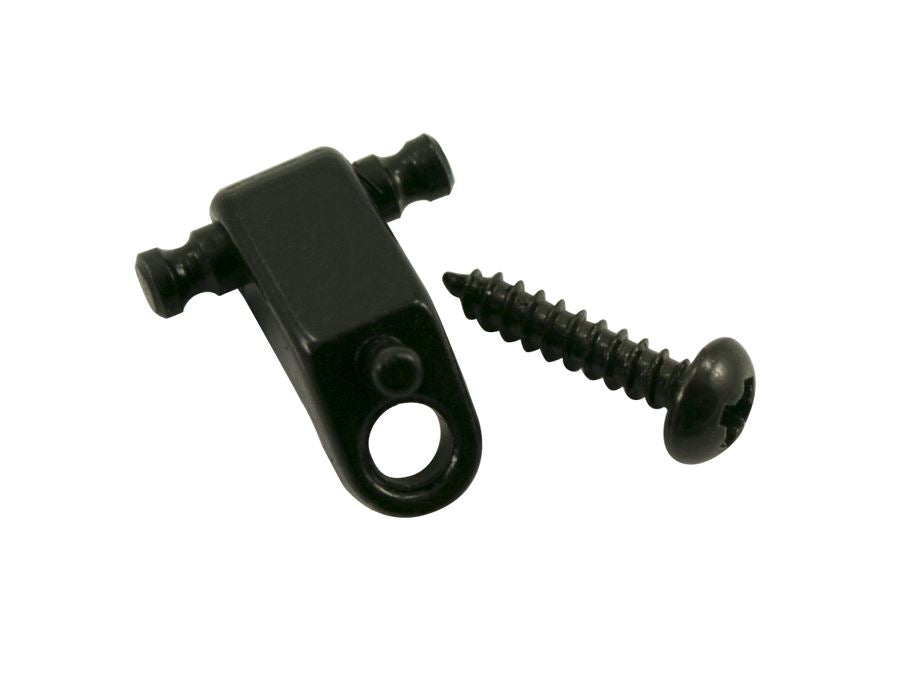 Kluson Roller String Guides - Black - Set of 2