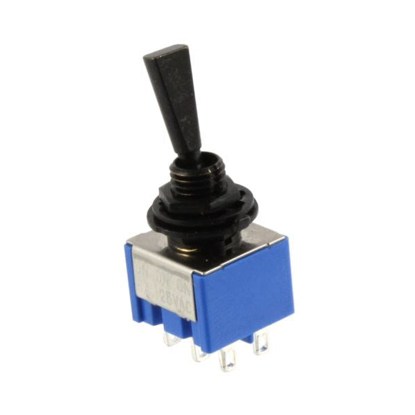 Mini Lever Switch On/On/On - Black