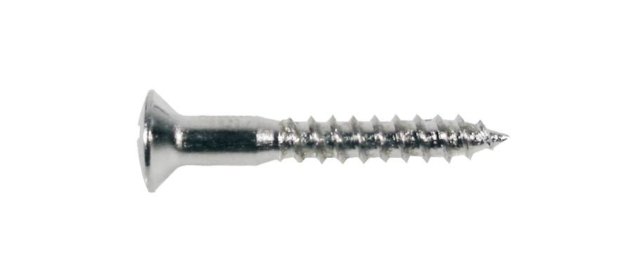 Bridge & Strap Pin Screw 3,5 x 25mm Chrome