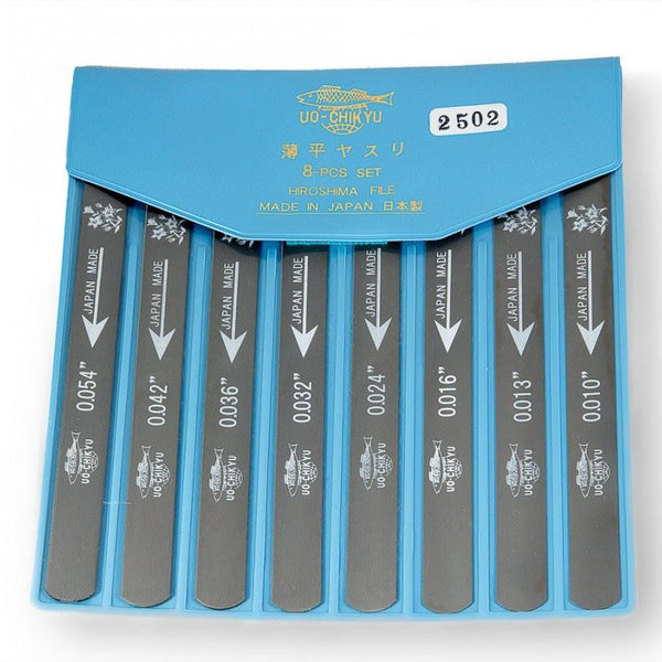 UO-Chikyu - Hiroshima Nut File Set - 8 Piece Set.