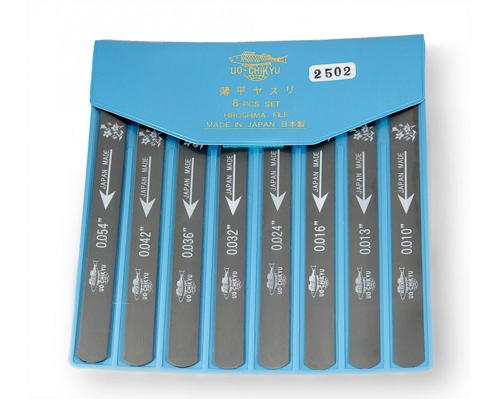 UO-Chikyu - Hiroshima Nut File Set - 8 Piece Set.