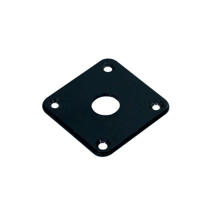 Les Paul Jack Plate - Plastic - Black