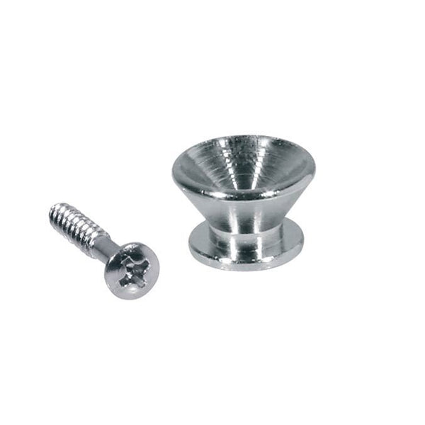 Strap Button with screw Chrome