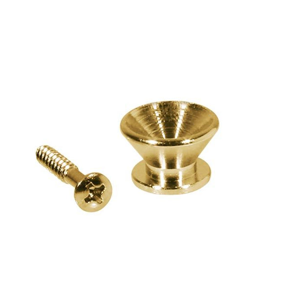 Strap Button with screw Gold