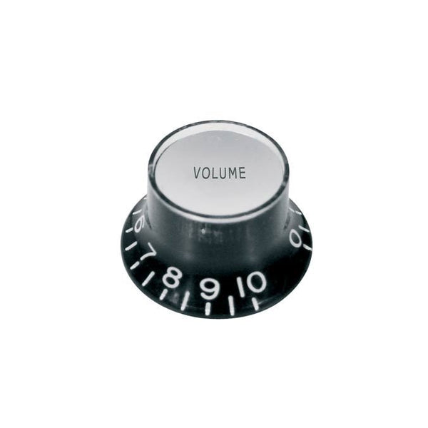 Top Hat Reflector Knob Volume - Black - Metric