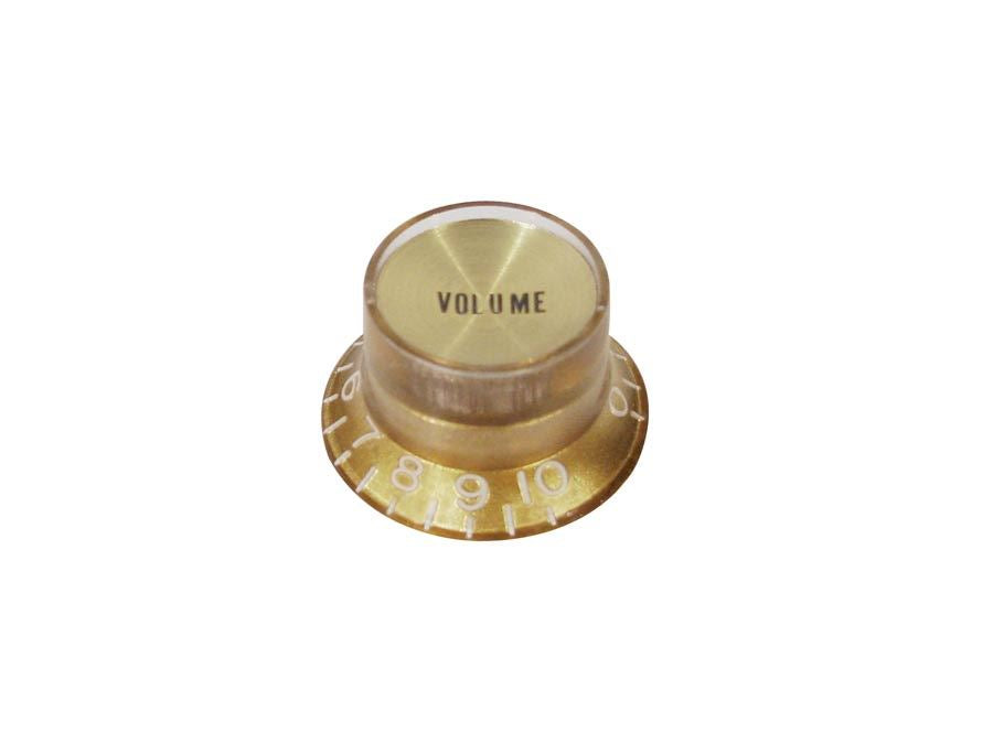 Top Hat Reflector Knob Volume - Gold - Metric