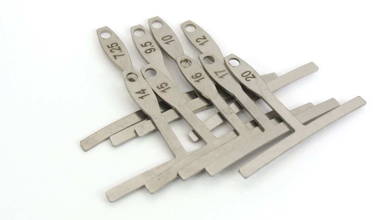 Under String Radius Gauges Set