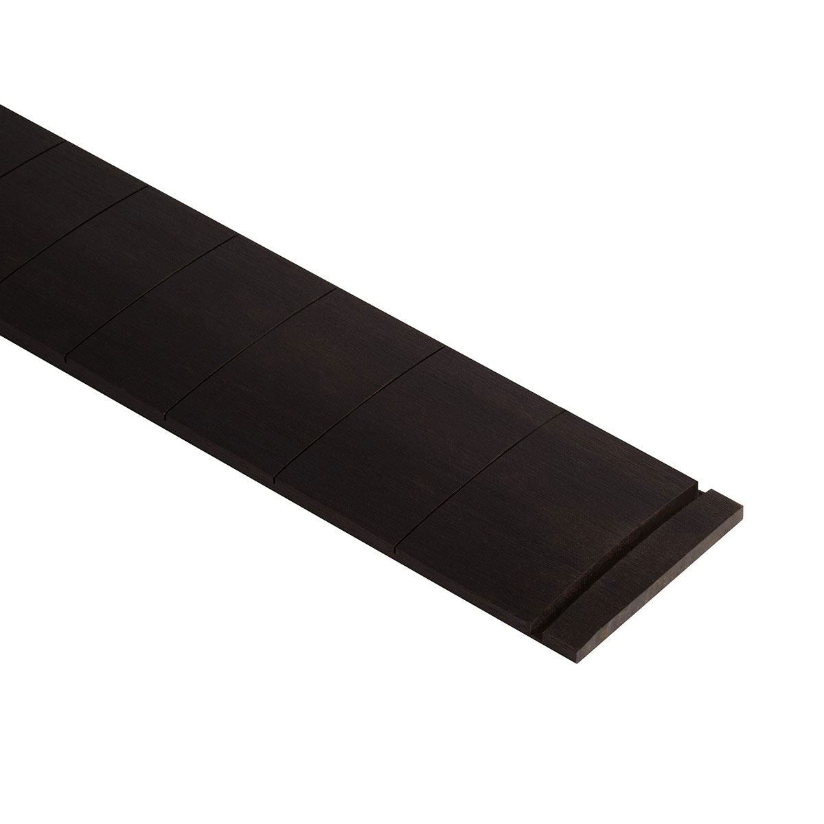 Pre-slotted Ebony Fretboard - 25.5 inch scale - 9.5 inch radius