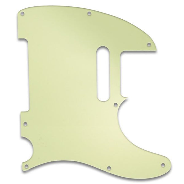 Telecaster Pickguard - Mint - Black - Mint