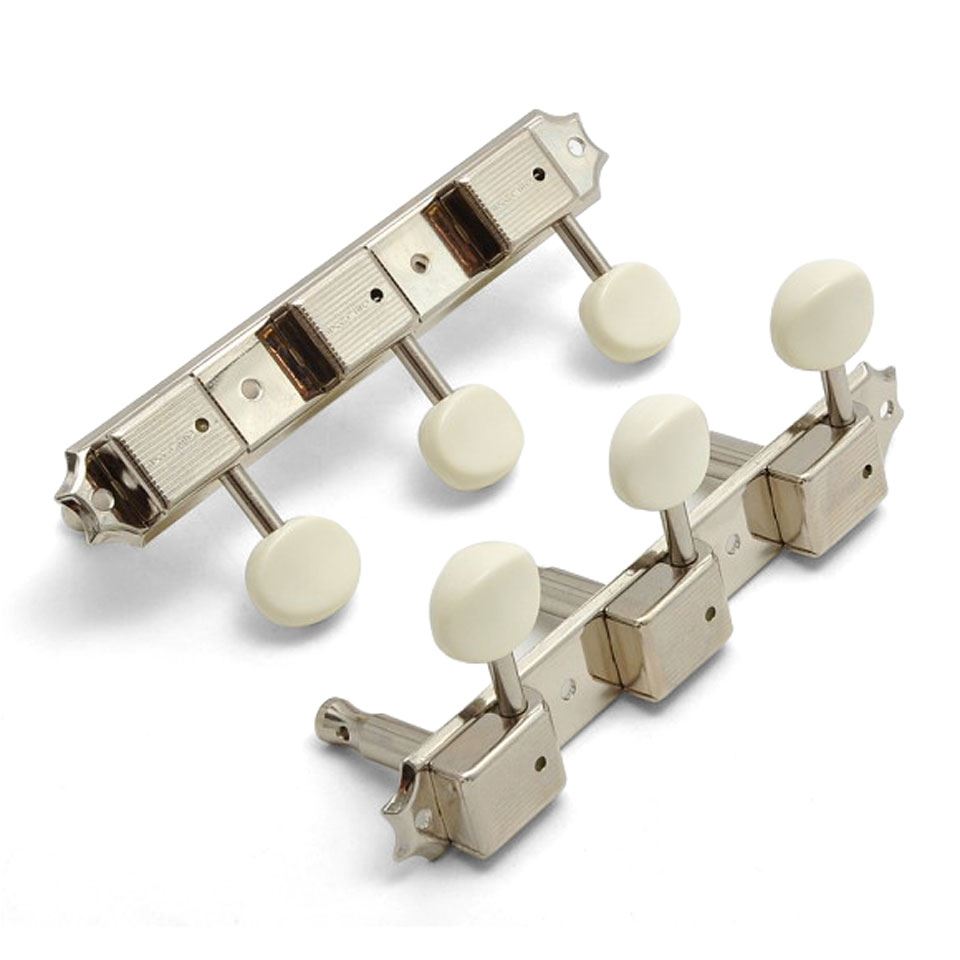 Kluson Three on a Plate - 3x3 - Nickel
