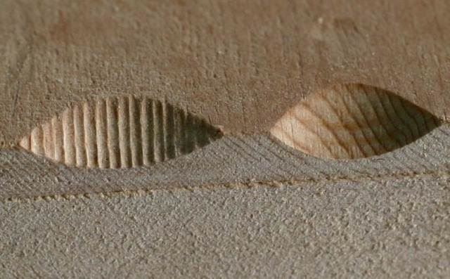 Iwasaki Flat Fine Wood Carving File with Wood Handle