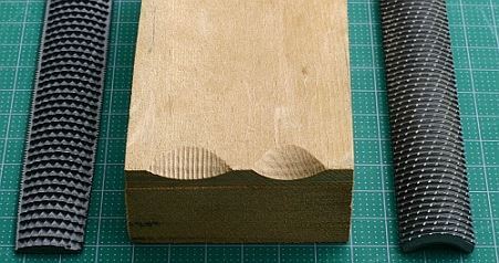 Iwasaki Flat Fine Wood Carving File with Wood Handle