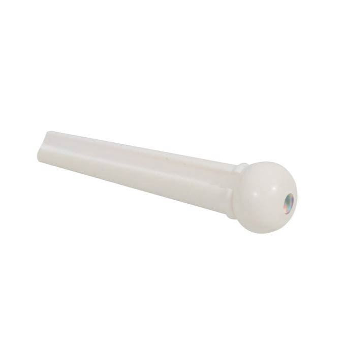 Bridge Pin Plastic White - Abalone Dot Ø 3mm - Set of 6