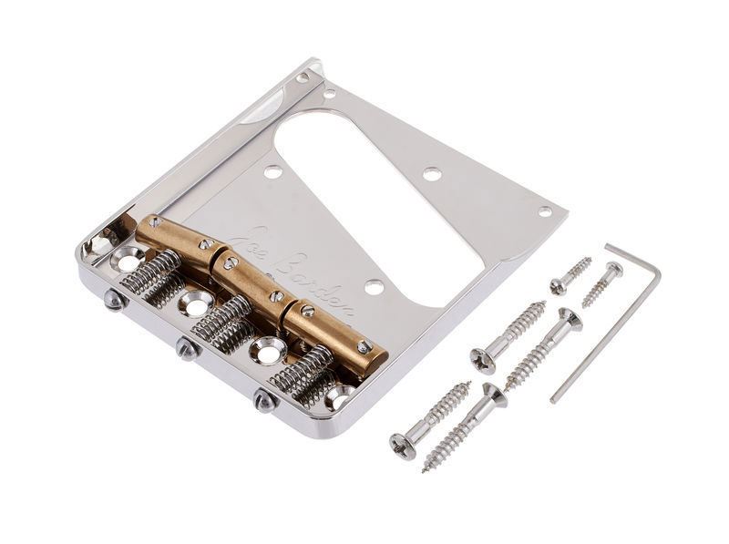 Joe Barden Vintage Style Telecaster Bridge - Chrome