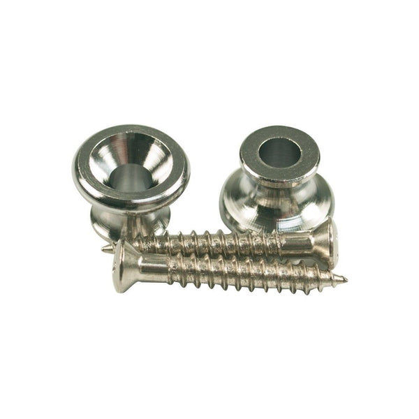 Gibson Strap Button by Kluson USA - Chrome - Set of 2