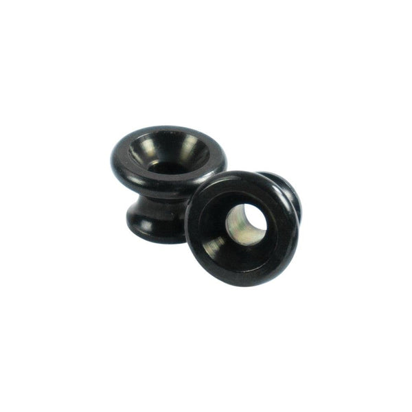 Gibson Strap Button by Kluson USA - Black - Set van 2