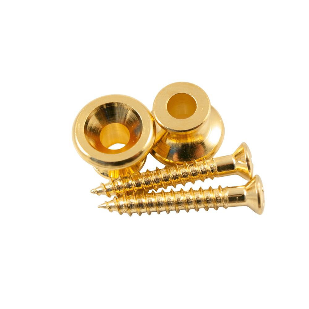 Gibson Strap Button by Kluson USA - Gold - Set of 2