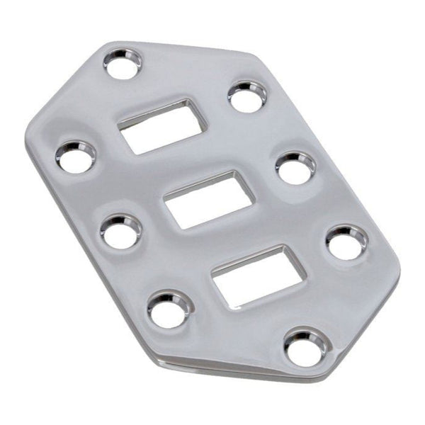 Lower Switchplate for Jaguar - Chrome