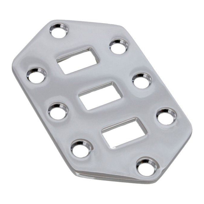 Lower Switchplate for Jaguar - Chrome