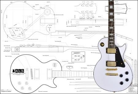 Gibson Les Paul Custom Blueprint