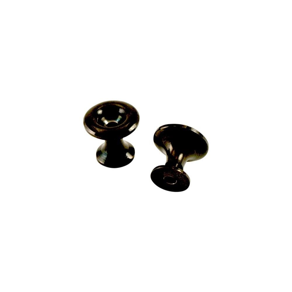 Kluson California Custom Strap Buttons - Black - Set van 2