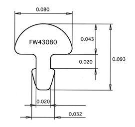Jescar 43080 Fretwire - Nickel Silver - Set of 25
