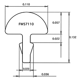 Jescar 57110 Fretwire - Nickel Silver - 61cm