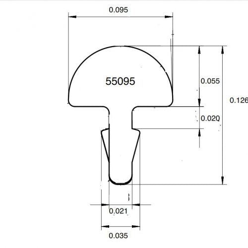Jescar 55095 Fretwire - Nickel Silver - 61cm