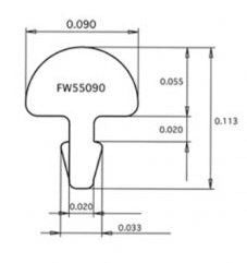 Jescar 55090 Fretwire - Nickel Silver - 61cm