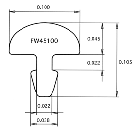Jescar 45100 Fretwire - Nickel Silver - 61cm