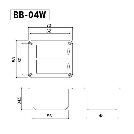 Gotoh BB-04W Batterybox 9Volt