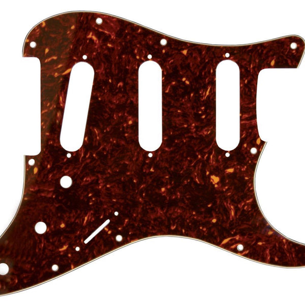 Stratocaster Pickguard SSS - Tortoise - White - Black - White