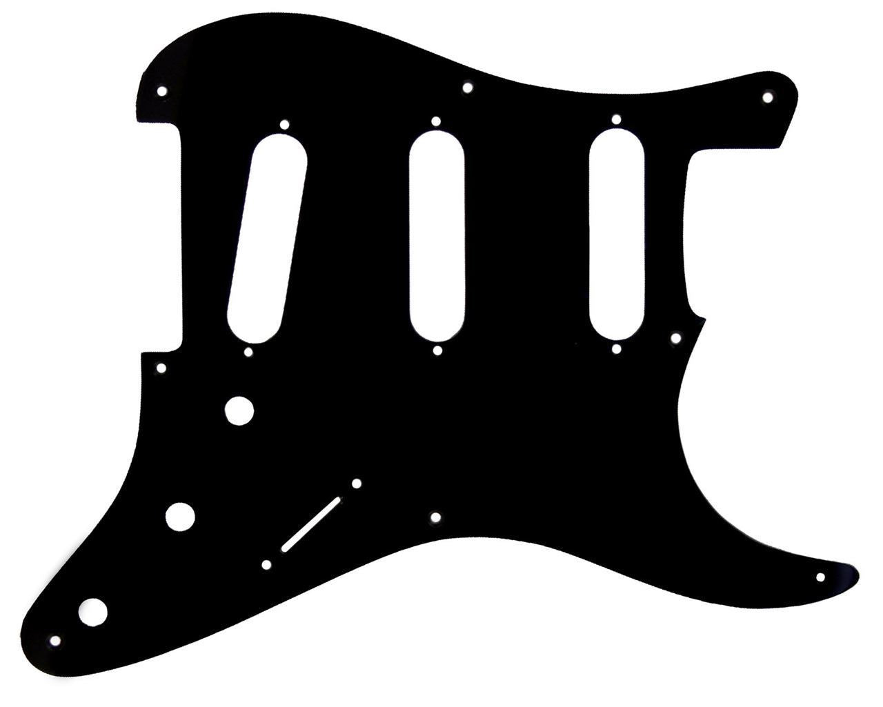 Stratocaster Pickguard SSS - Black
