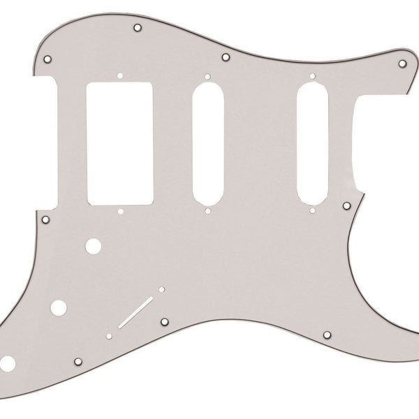 Stratocaster Pickguard HSS - White - Black - White