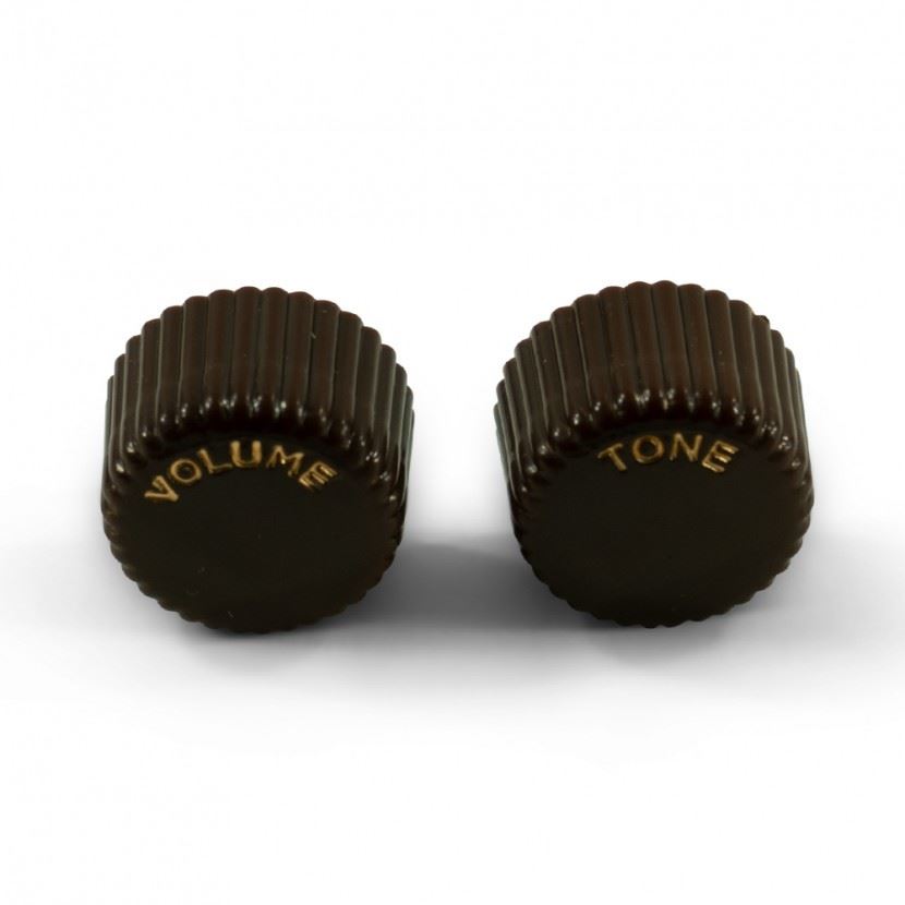 Vintage Cupcake Knob Set of 2 - Brown