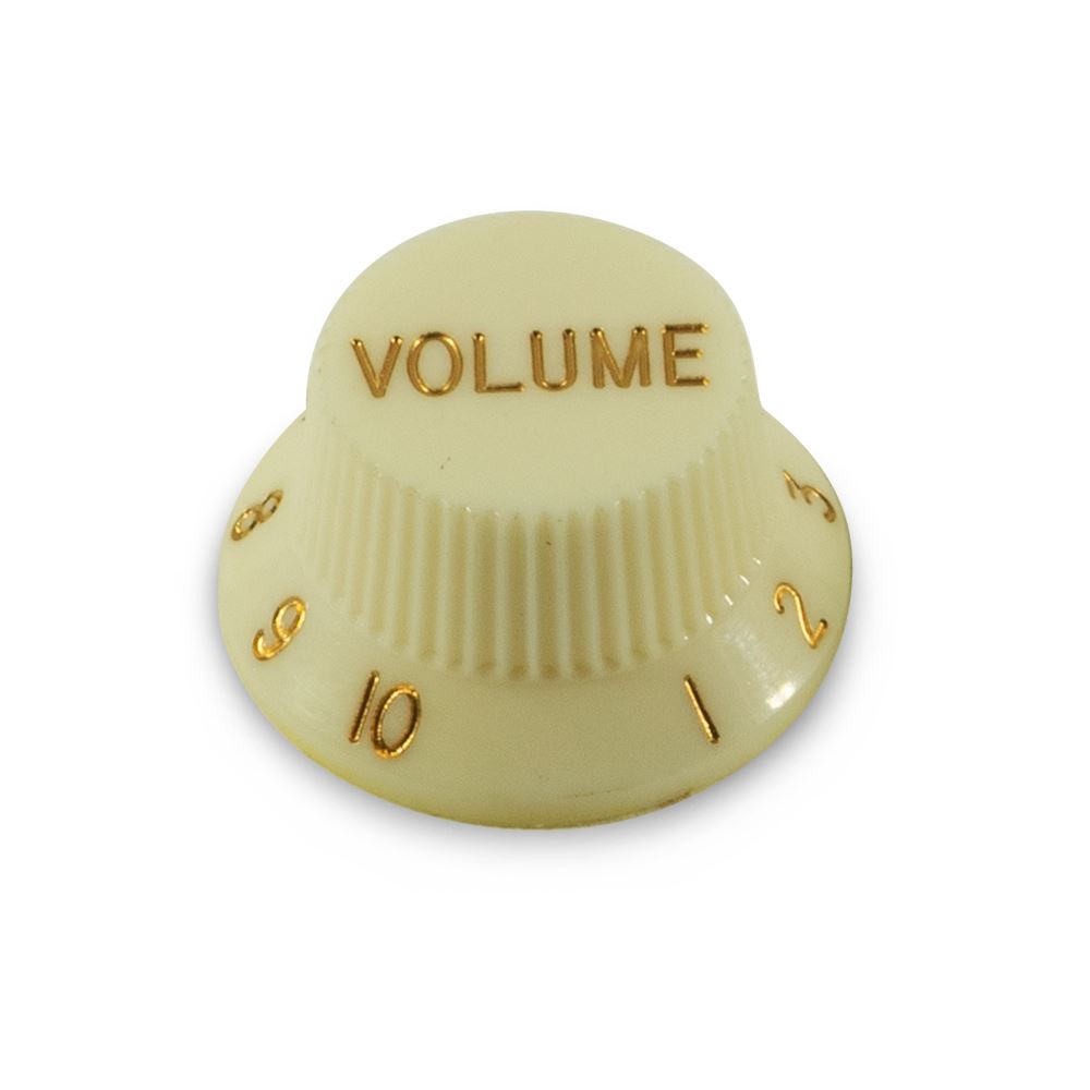 Stratocaster Knob Volume - Parchment - Inch