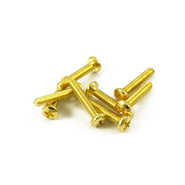 Single Coil PIck-Up Screw - Bag of 8 - Gold