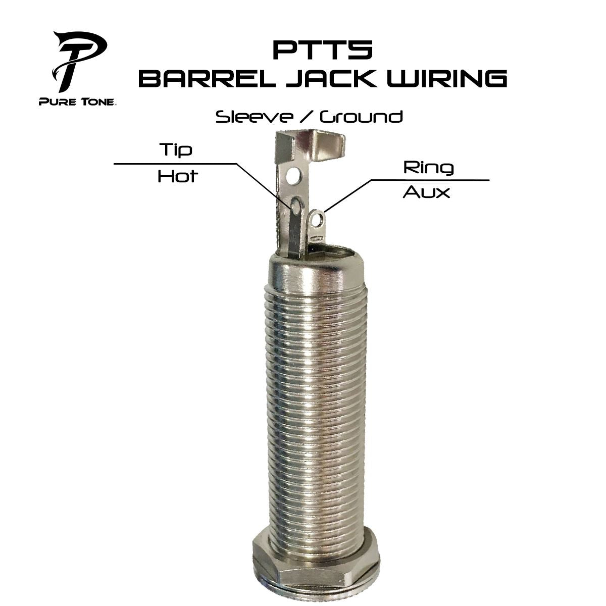 Pure Tone Multi Contact Barrel Jack - Nickel