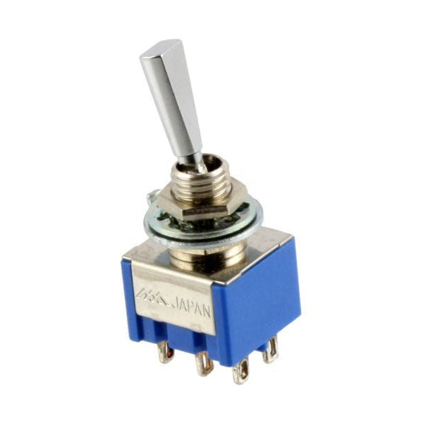 Mini Lever Switch On/On/On - Chrome