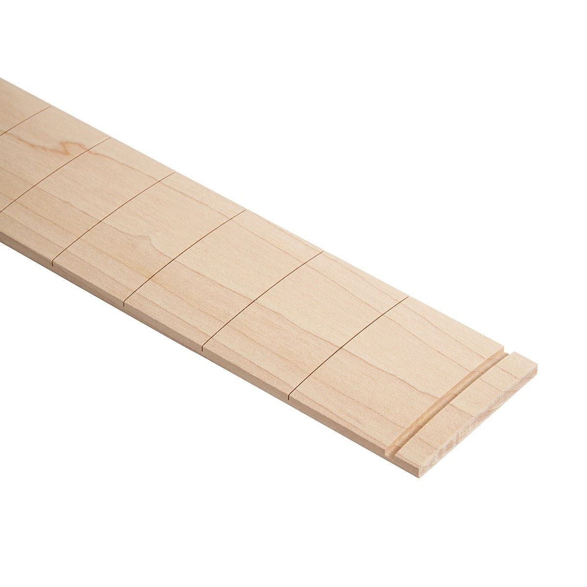 Pre-slotted Maple Fretboard - 25.5 inch scale - 7.25 inch radius