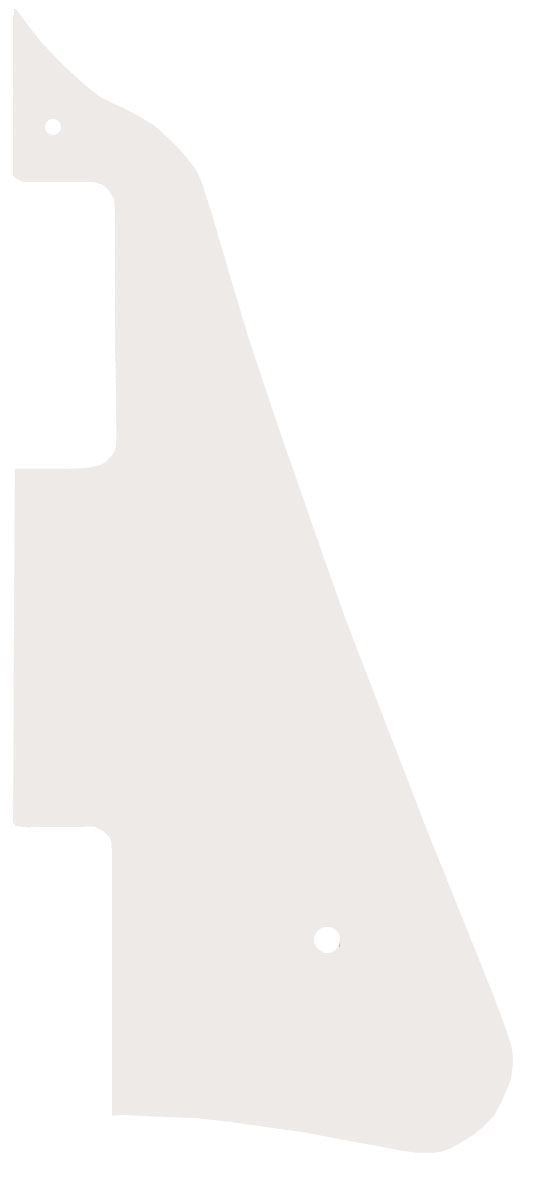 Les Paul Pickguard White - 1ply