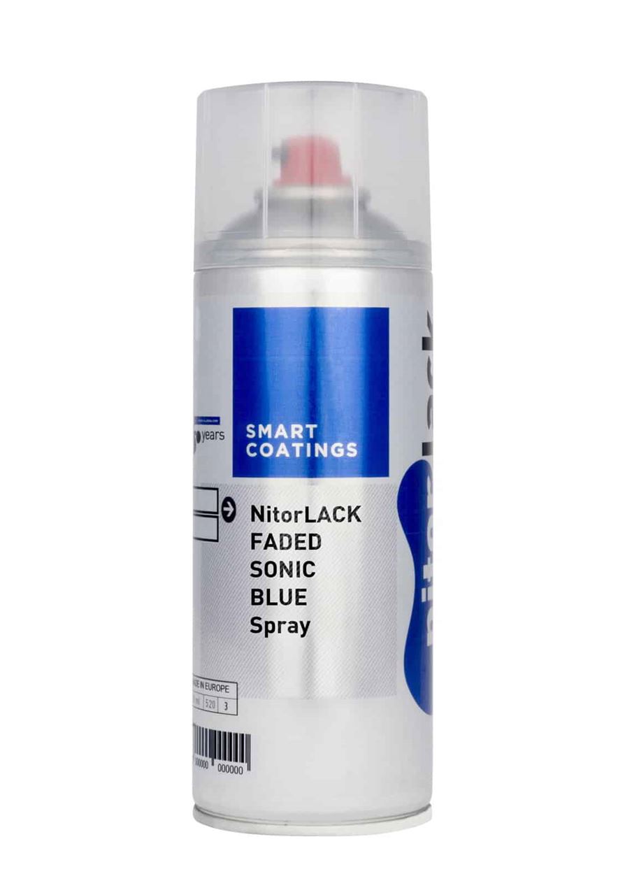 Nitrocellulose Lacquer Faded Sonic Blue - 400ml Spray Can