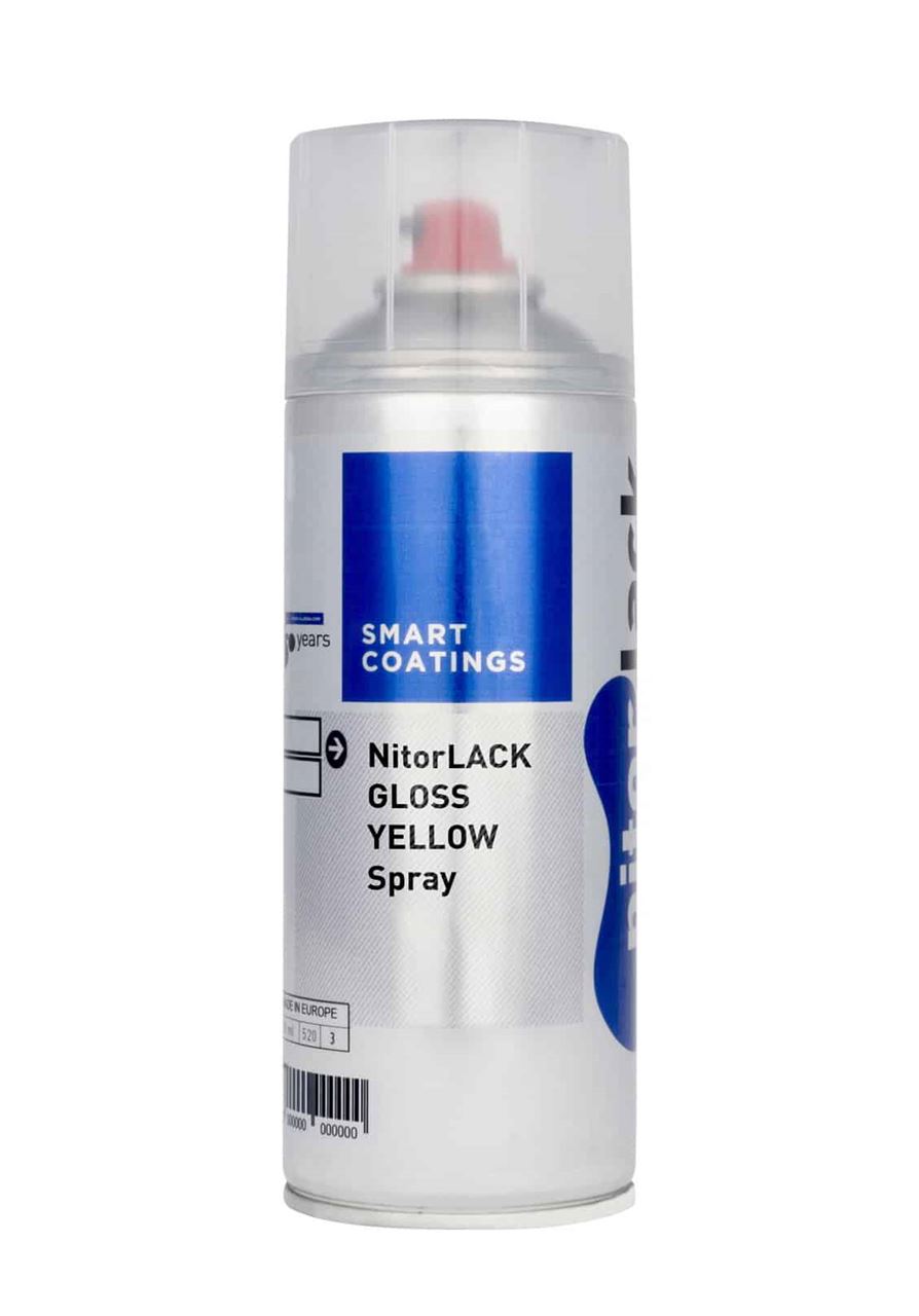 Nitrocellulose Lacquer Gloss Yellow - 400ml Spray Can