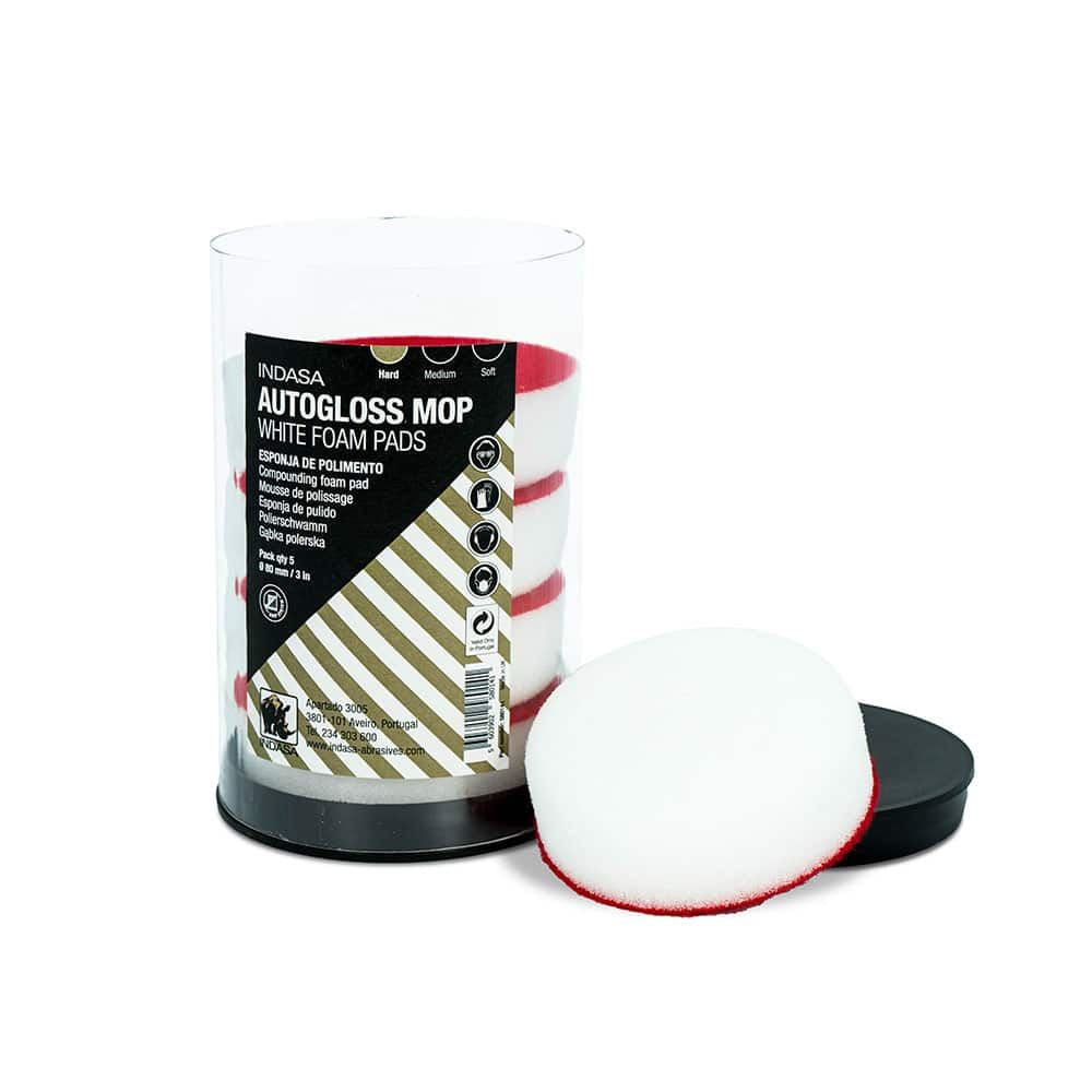 Polijstpad 80mm - Wit